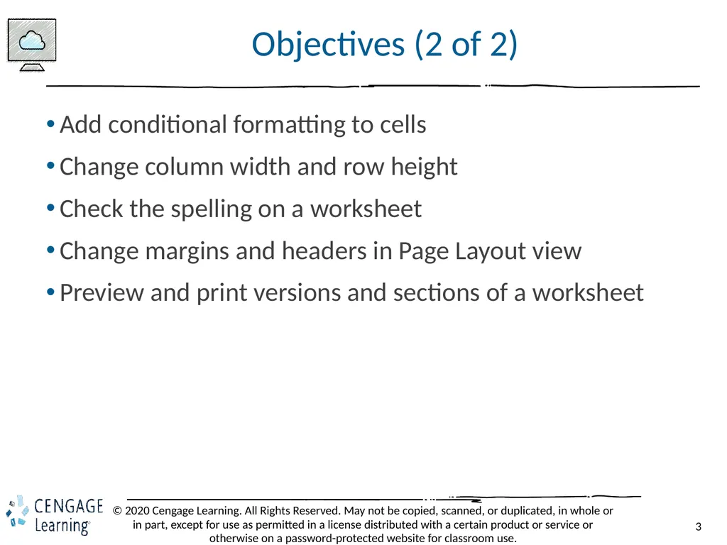 Shelly Cashman: Microsoft Excel 2019 Module 2: - slide 3 of 42