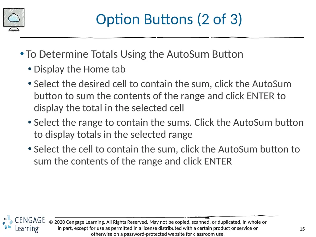 Shelly Cashman: Microsoft Excel 2019 Module 2: - slide 15 of 42