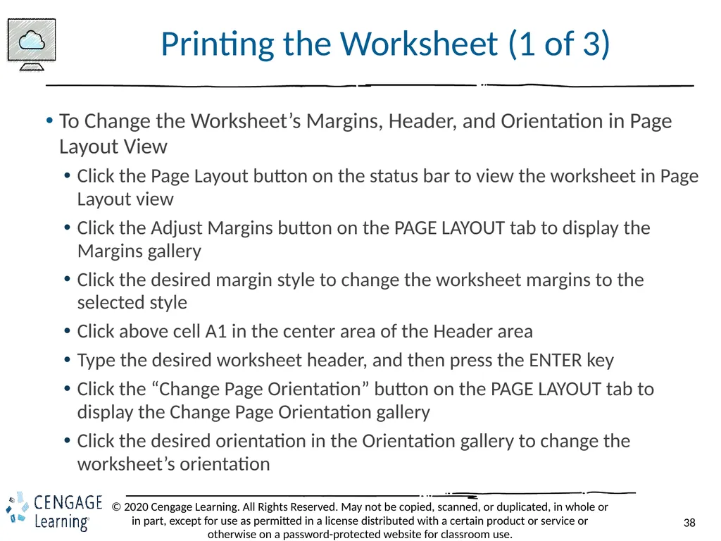 Shelly Cashman: Microsoft Excel 2019 Module 2: - slide 38 of 42