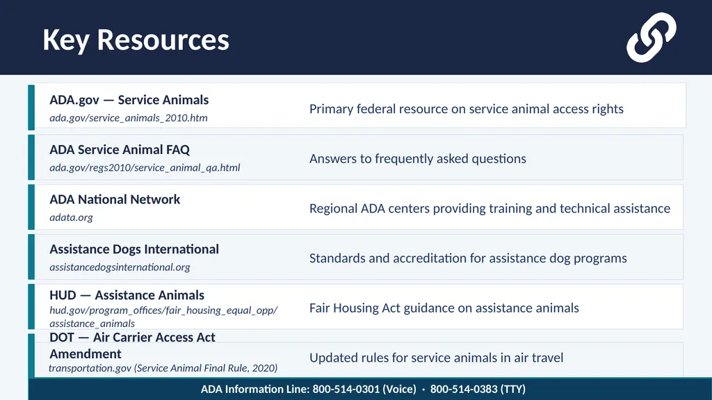 Navigating Service Dog Access in Libraries A - slide 13 of 14