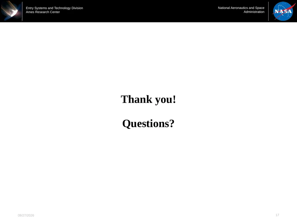 Evaluation of Thermochemical Nonequilibrium Models - slide 17 of 21