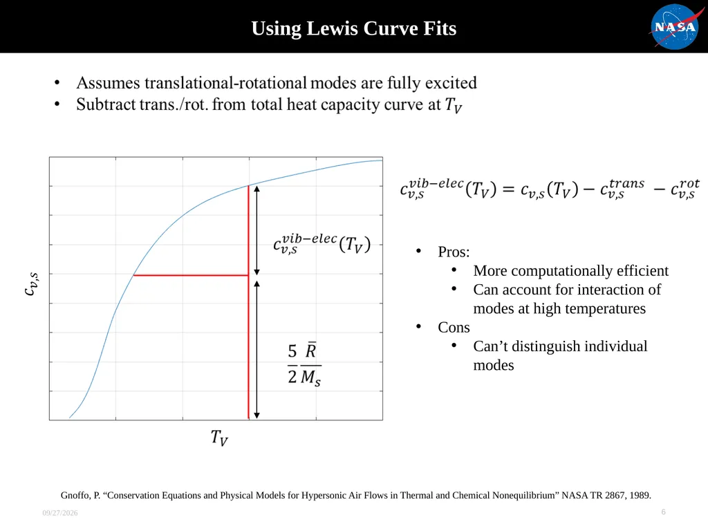 Evaluation of Thermochemical Nonequilibrium Models - slide 6 of 21