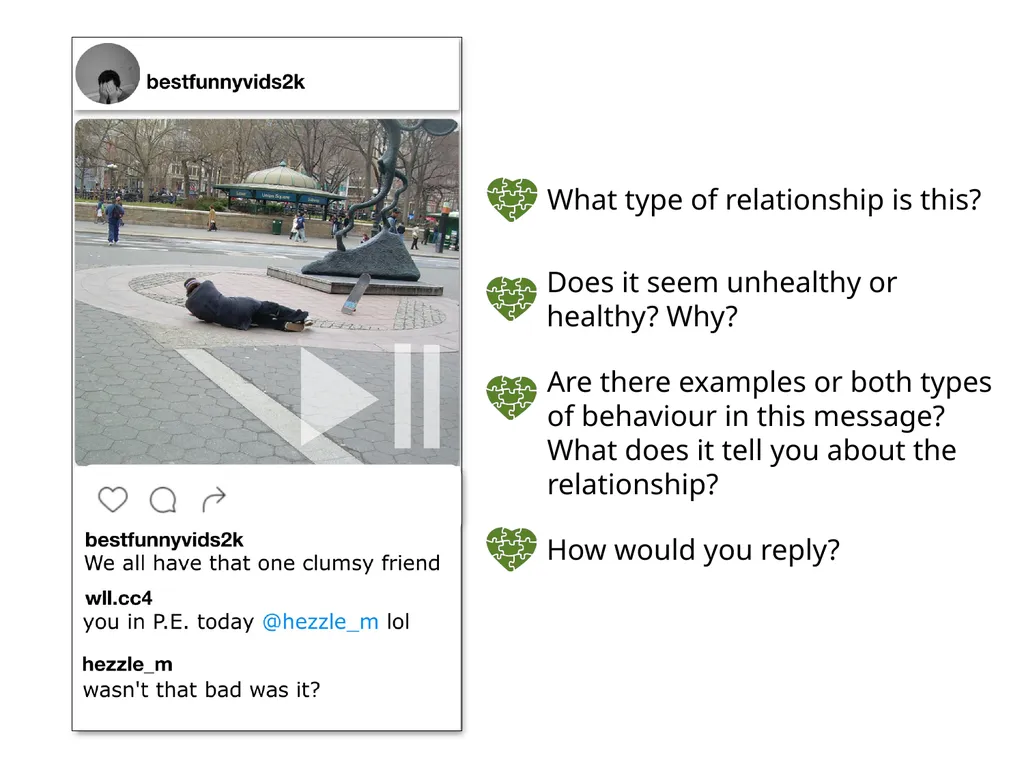 MYTH VS REALITY Healthy Relationships Lesson Plan - slide 17 of 23