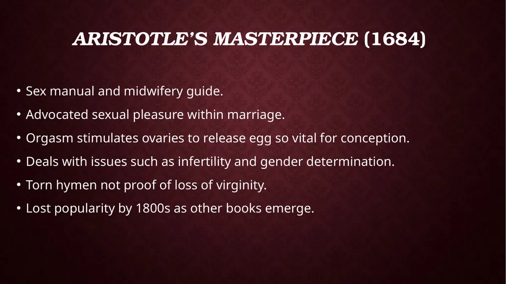 Sexuality Week 14 Lecture Overview 1. Sexology: - slide 4 of 24