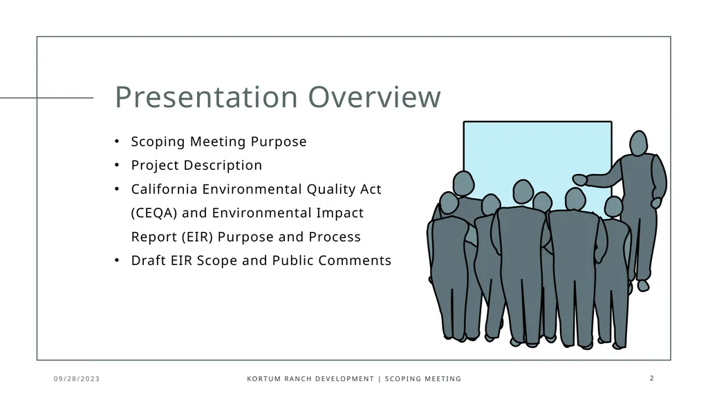Public Scoping Meeting Draft Environmental Impact - slide 2 of 10