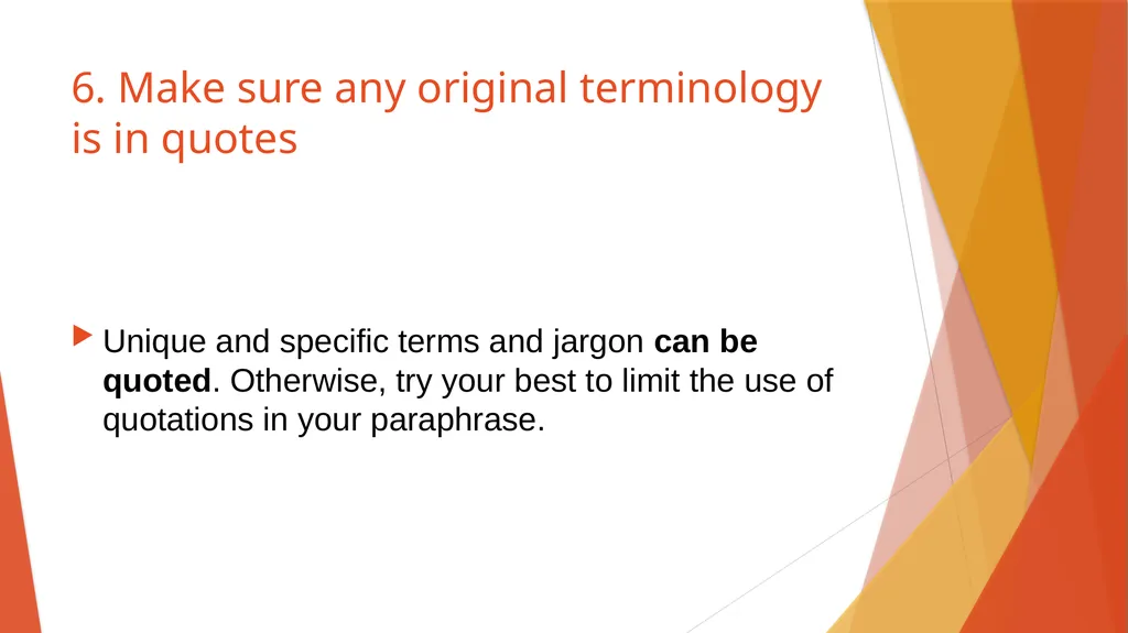 Paraphrasing What is a paraphrase? a concise, - slide 21 of 25