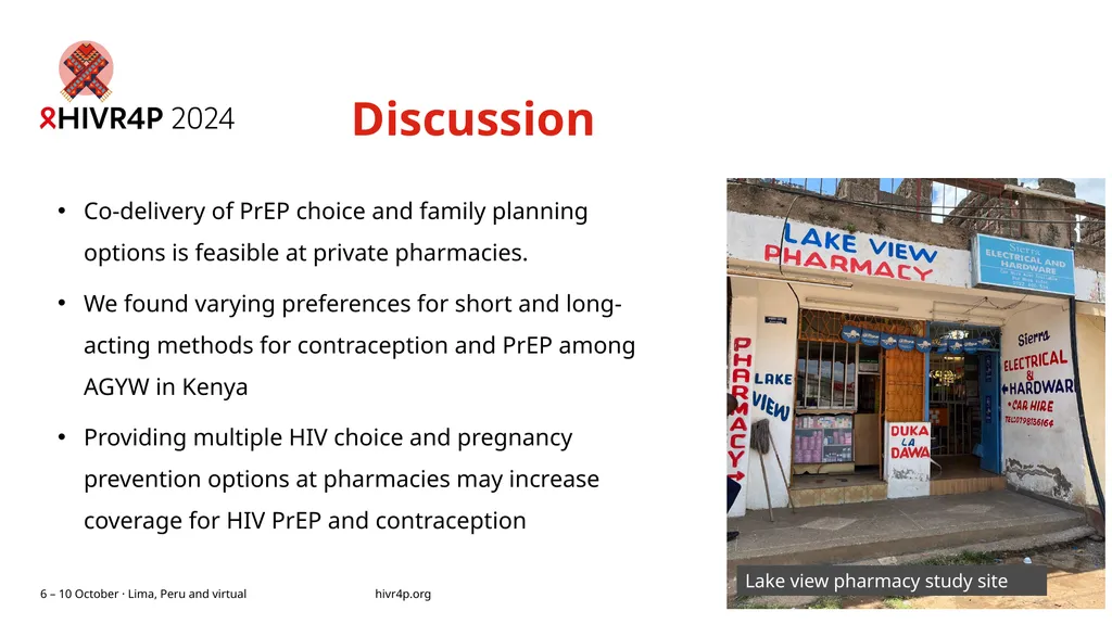 Contraceptive method mix and PrEP choice among - slide 10 of 11