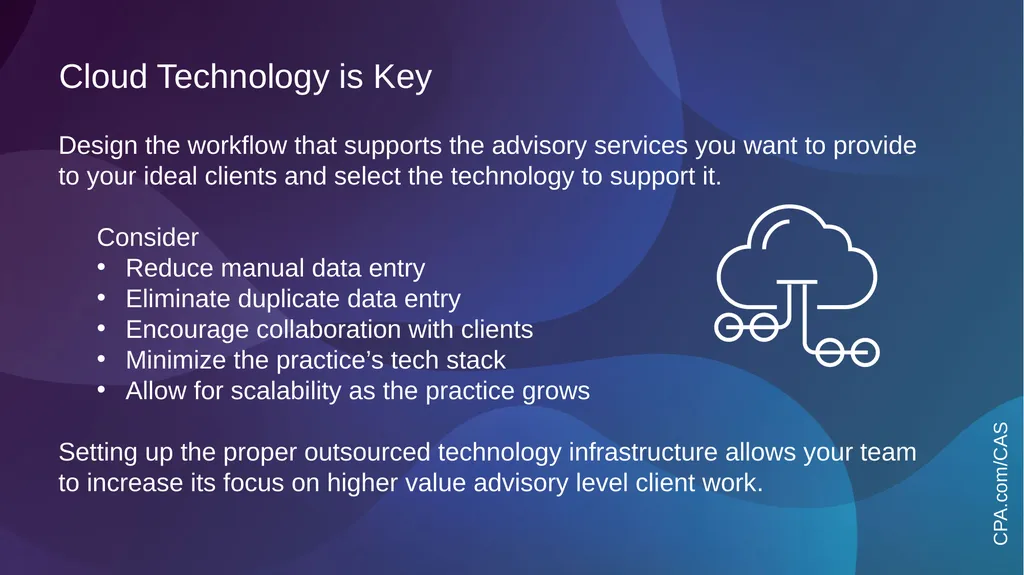 7-Minute Presentation Client Advisory Services - slide 13 of 21