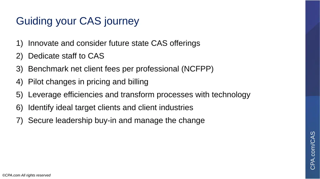 7-Minute Presentation Client Advisory Services - slide 20 of 21