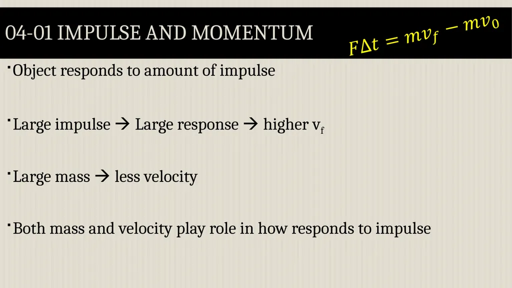 Momentum Physics Unit 4 Credits Slides created by - slide 7 of 39