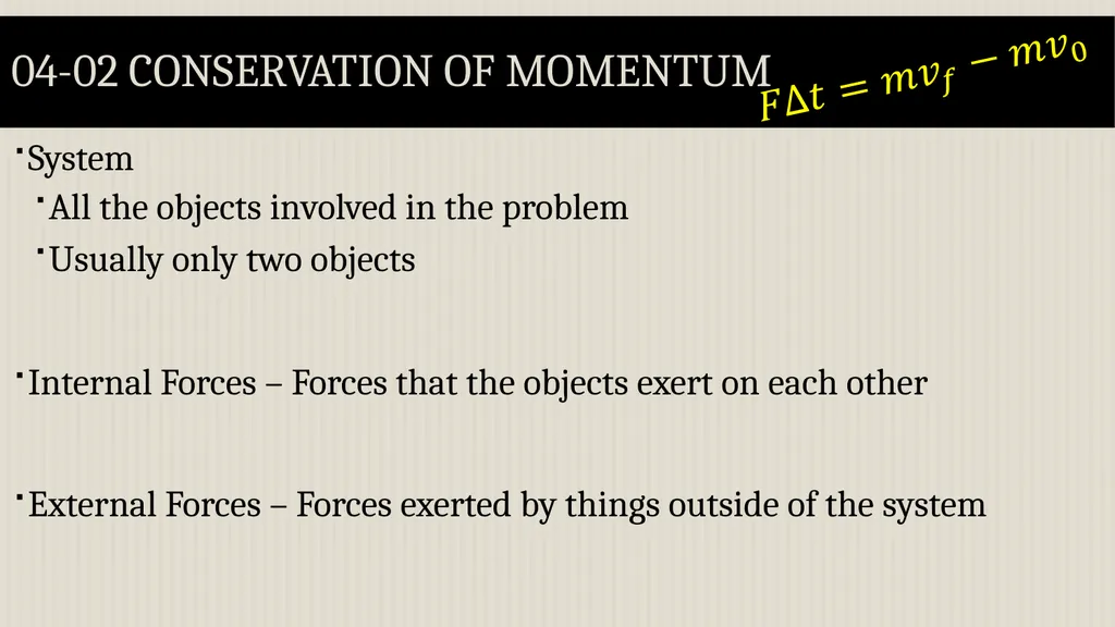 Momentum Physics Unit 4 Credits Slides created by - slide 16 of 39