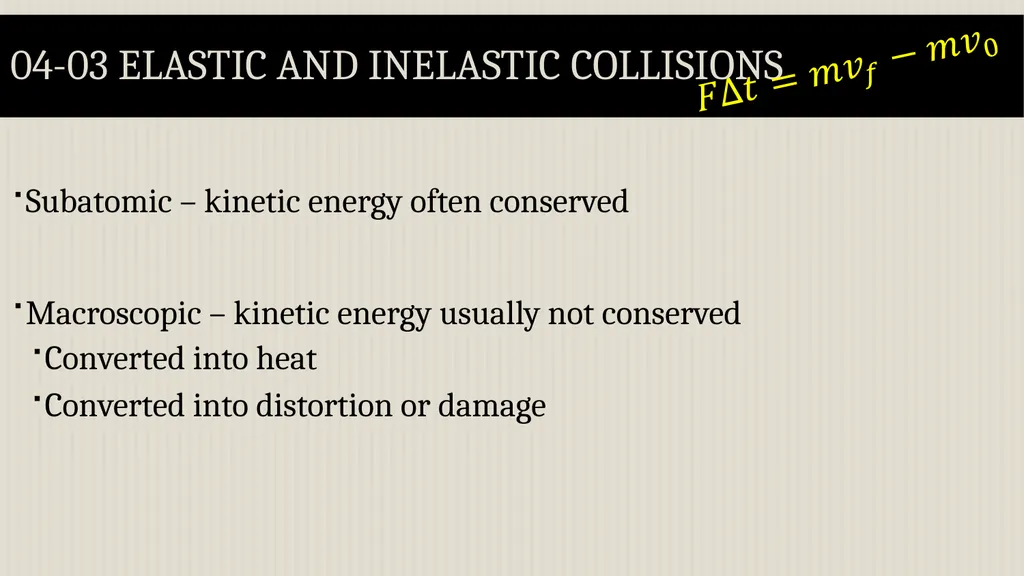Momentum Physics Unit 4 Credits Slides created by - slide 28 of 39