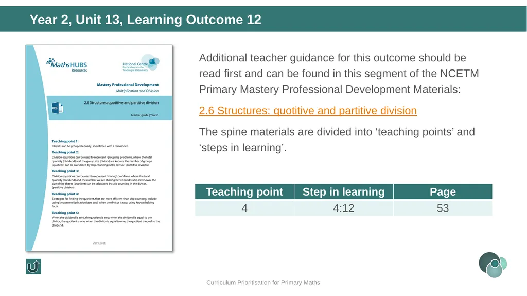 Year 2, Unit 13 Multiplication and division – - slide 50 of 68
