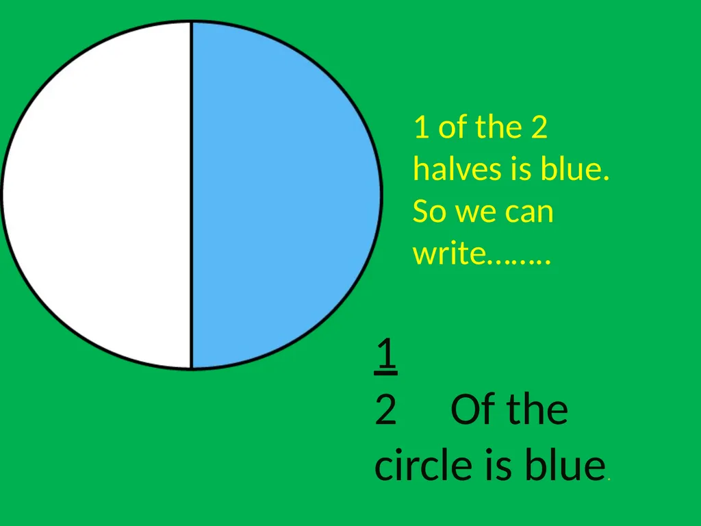 Halving When we halve something we cut it or - slide 5 of 10
