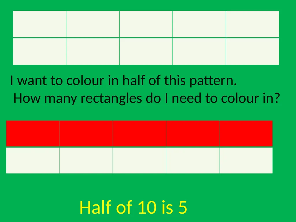 Halving When we halve something we cut it or - slide 9 of 10