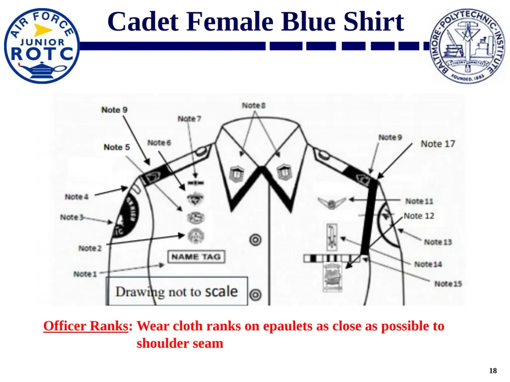 Uniform Standards AY2021-2022 Overview AFJROTC - slide 18 of 30
