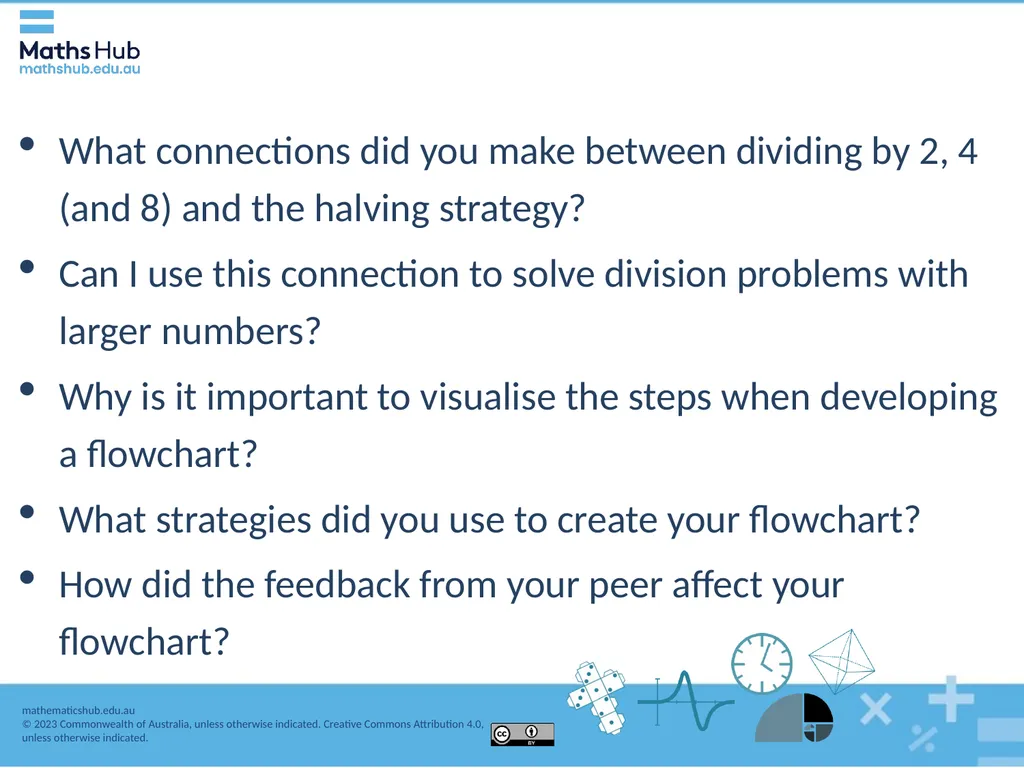 Developing flowcharts The halving strategy Why are - slide 12 of 12