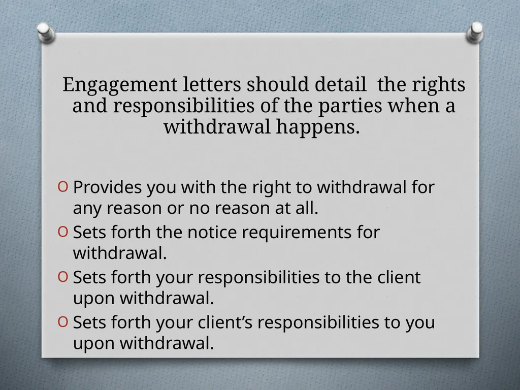 The Practice and Legal Implications of Withdrawing - slide 18 of 31