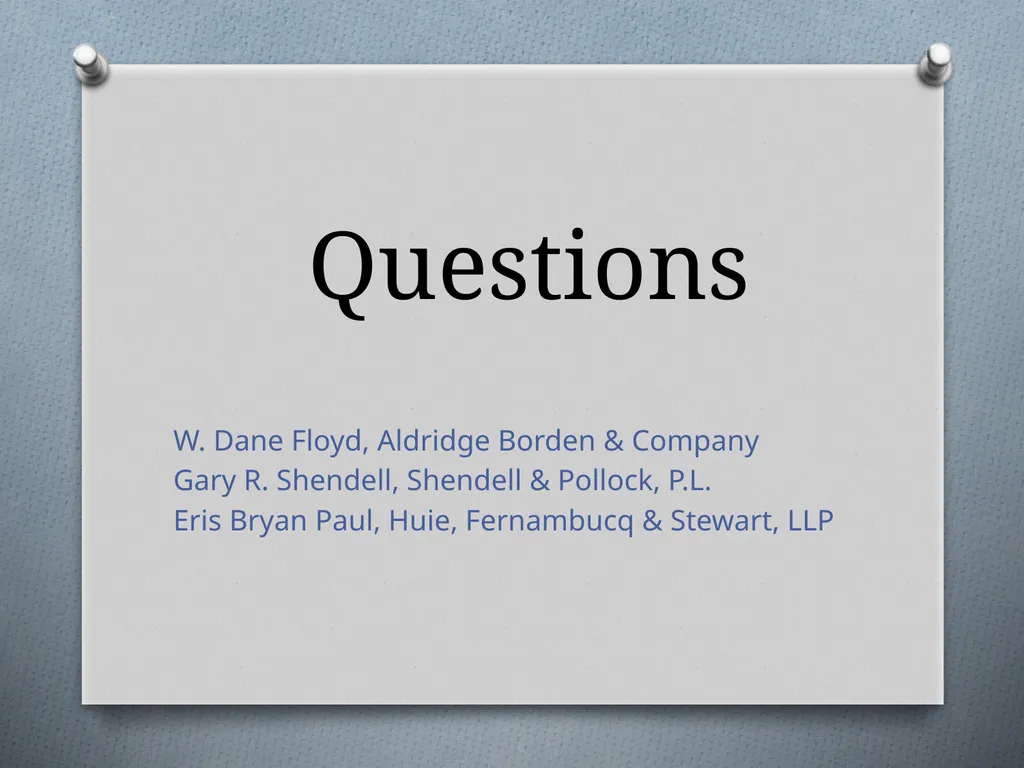 The Practice and Legal Implications of Withdrawing - slide 31 of 31
