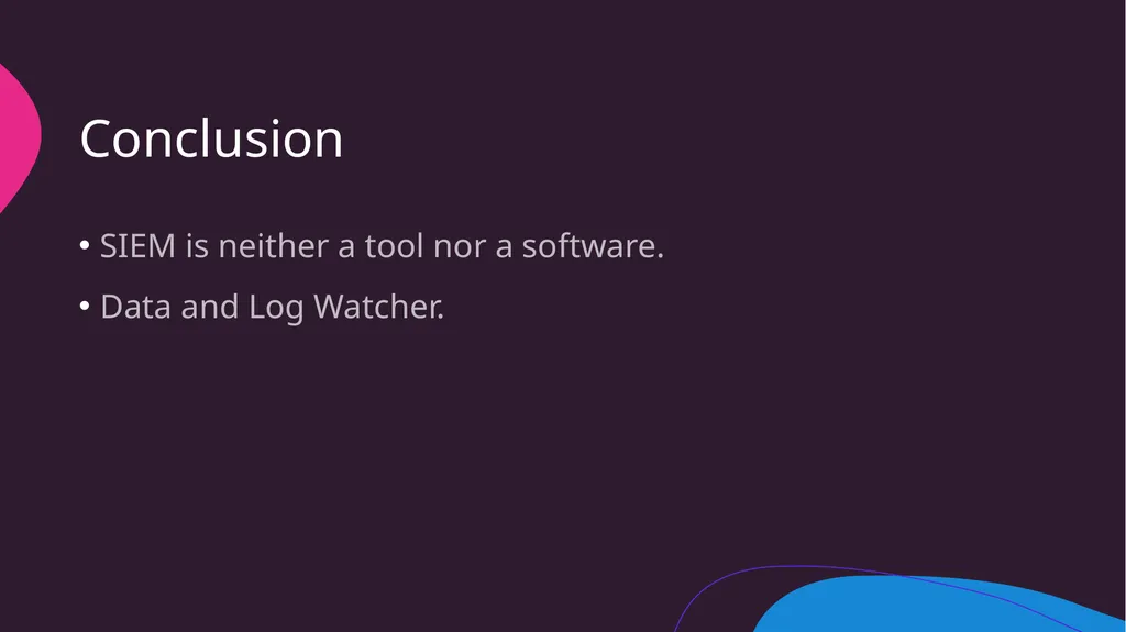 SIEM and Splunk SIBI M S Solution and Tools - slide 15 of 17
