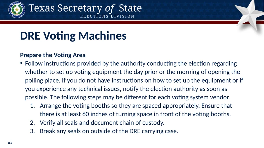 Poll Worker Training Comprehensive State Version - slide 165 of 184