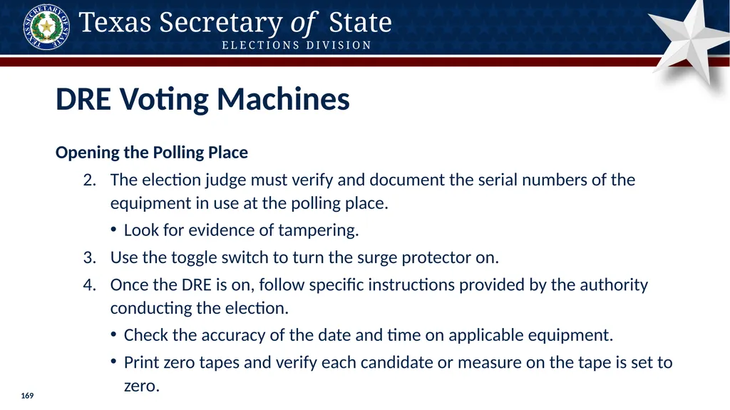 Poll Worker Training Comprehensive State Version - slide 169 of 184