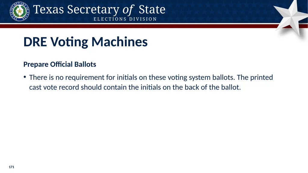 Poll Worker Training Comprehensive State Version - slide 171 of 184