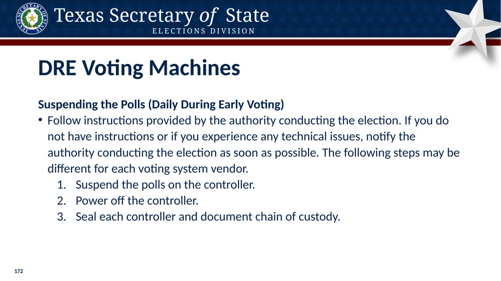 Poll Worker Training Comprehensive State Version - slide 172 of 184