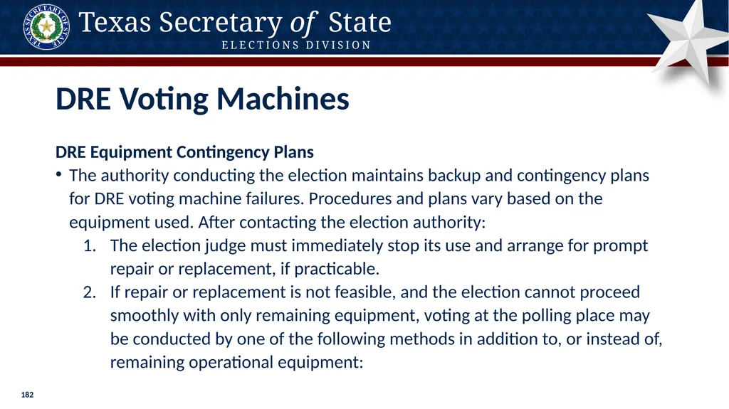 Poll Worker Training Comprehensive State Version - slide 182 of 184