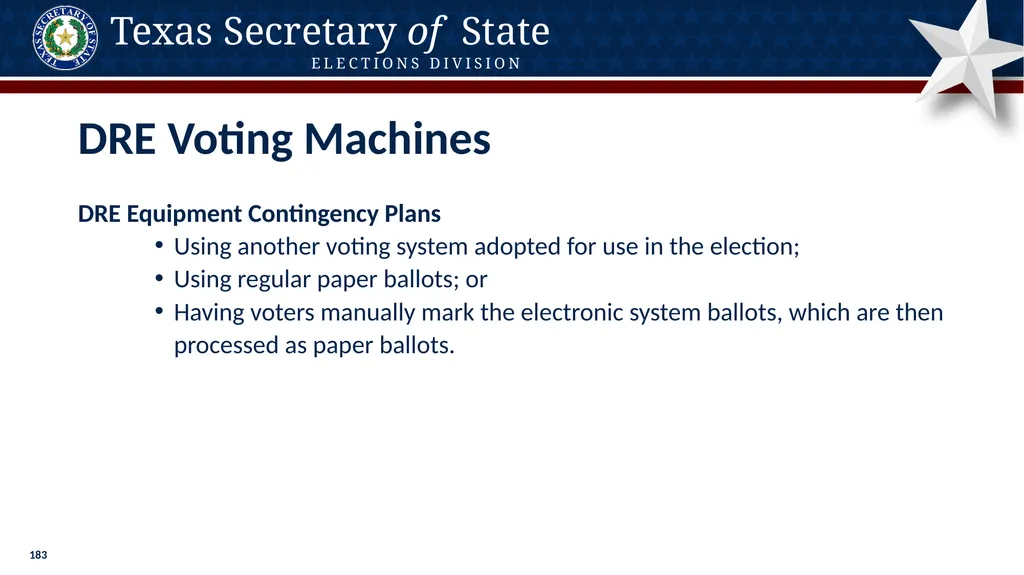 Poll Worker Training Comprehensive State Version - slide 183 of 184