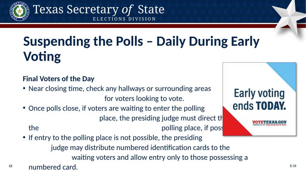 Poll Worker Training Comprehensive State Version - slide 15 of 184