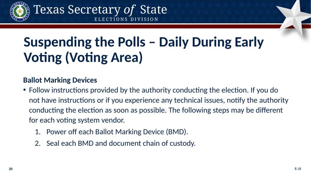 Poll Worker Training Comprehensive State Version - slide 20 of 184