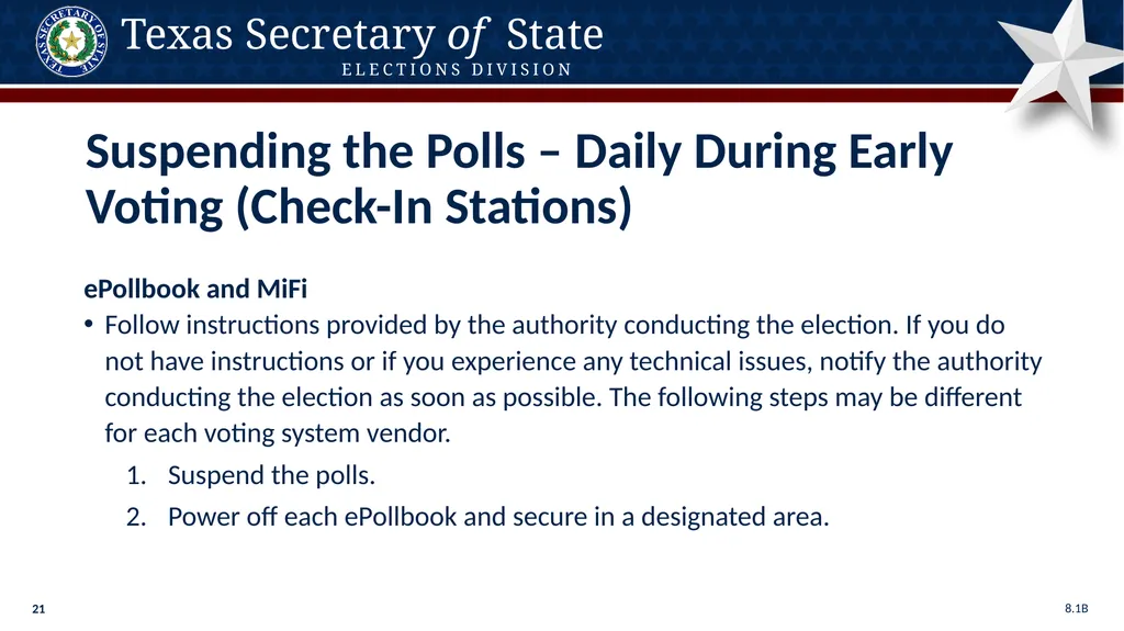 Poll Worker Training Comprehensive State Version - slide 21 of 184