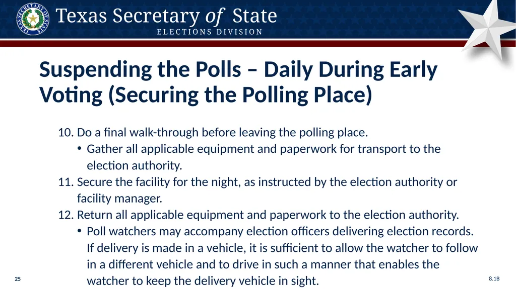 Poll Worker Training Comprehensive State Version - slide 25 of 184