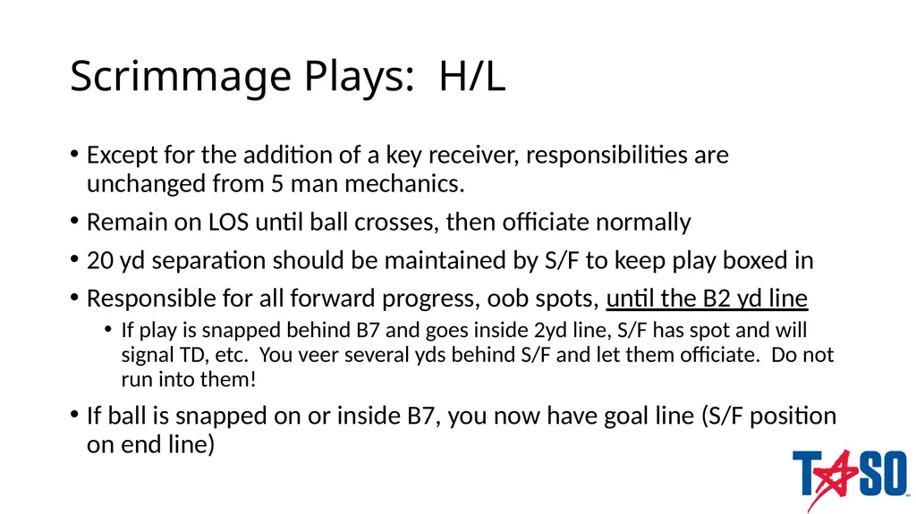 Seven Man Mechanics Ben Metcalf, Instructor Dallas - slide 13 of 31