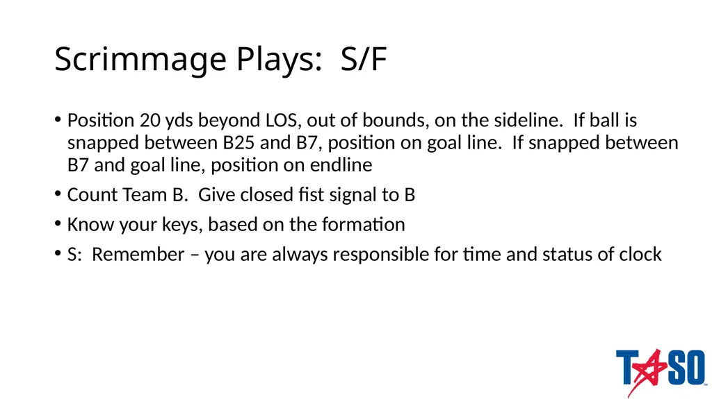 Seven Man Mechanics Ben Metcalf, Instructor Dallas - slide 14 of 31