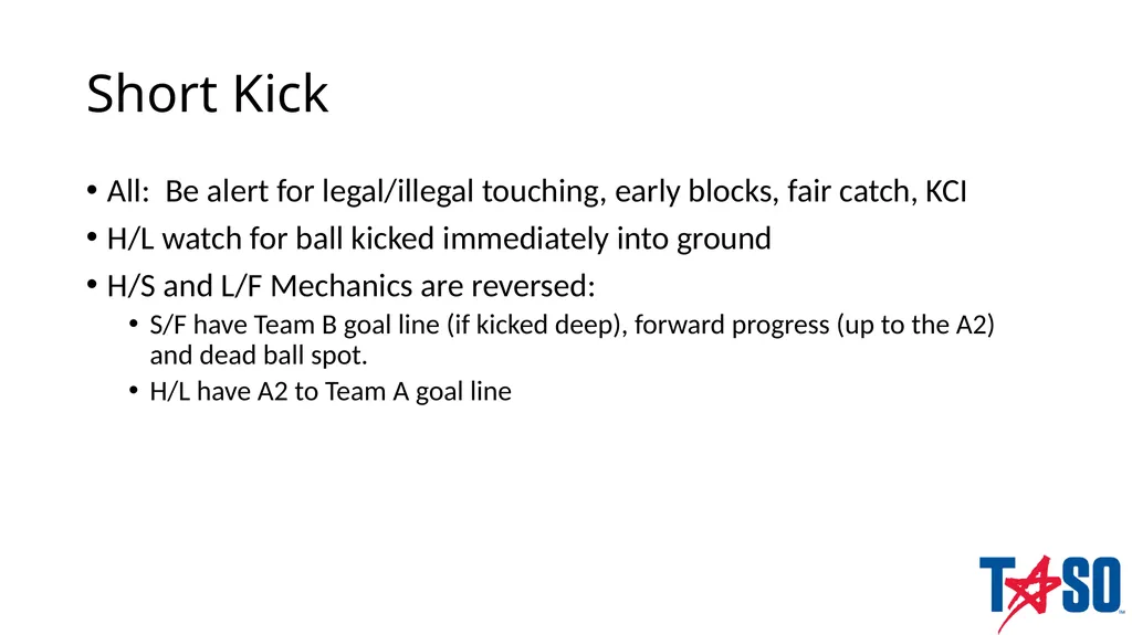 Seven Man Mechanics Ben Metcalf, Instructor Dallas - slide 11 of 31