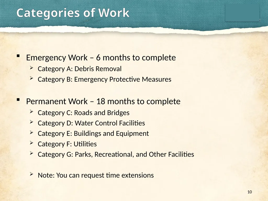 PDA’s from Snowstorms to Tornados Agenda 2 - slide 10 of 23