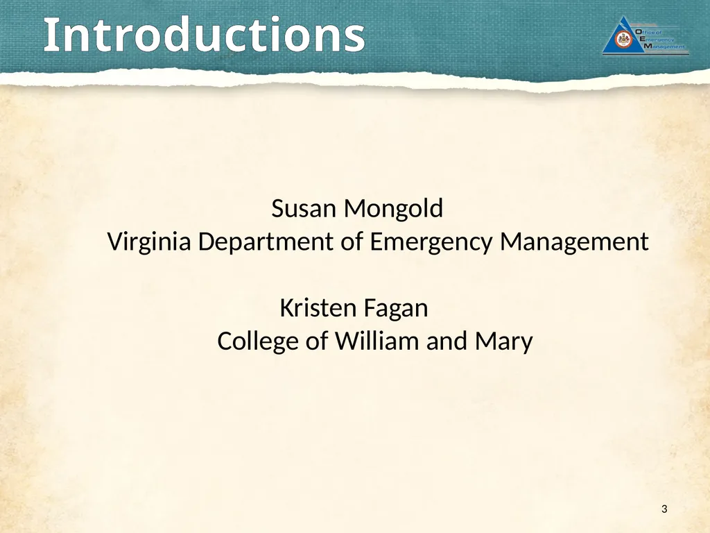 PDA’s from Snowstorms to Tornados Agenda 2 - slide 3 of 23