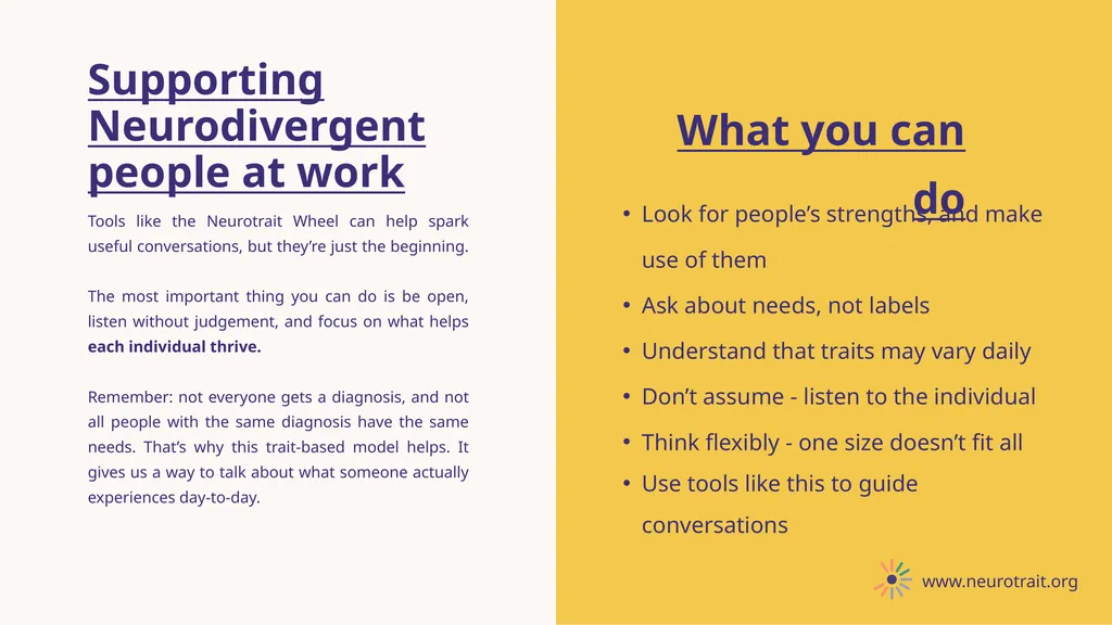 Explaining Neurodiversity with the Neurotrait - slide 10 of 10