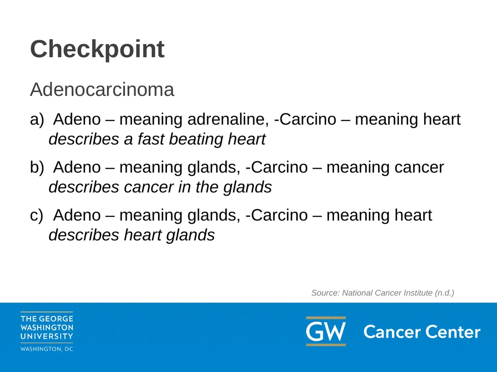 Medical Terminology Oncology Patient Navigator - slide 14 of 22