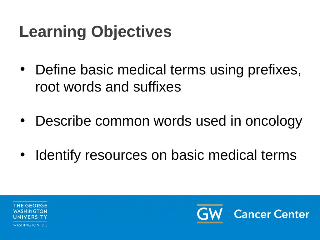 Medical Terminology Oncology Patient Navigator - slide 3 of 22