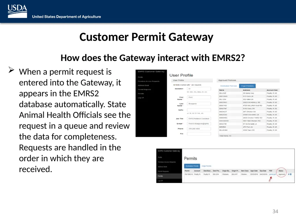 Emergency Management Response System 2.0 (EMRS2) - slide 34 of 37
