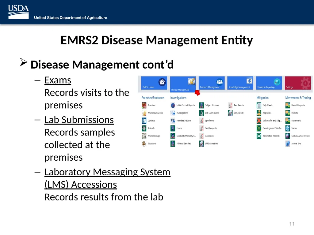 Emergency Management Response System 2.0 (EMRS2) - slide 11 of 37