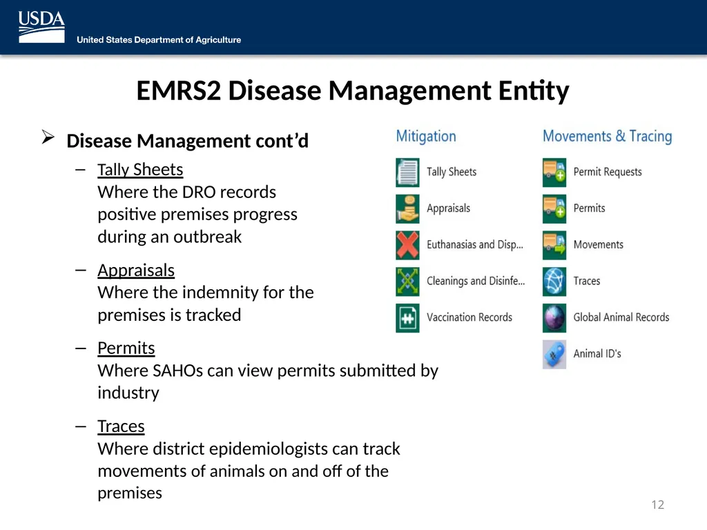 Emergency Management Response System 2.0 (EMRS2) - slide 12 of 37