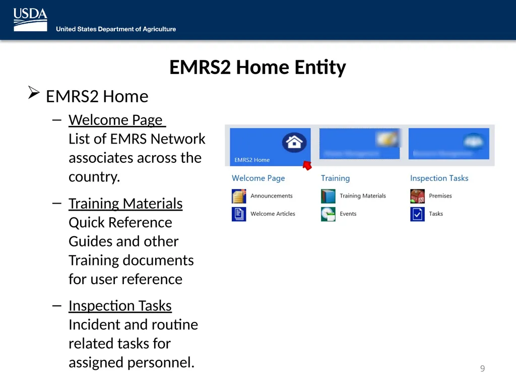 Emergency Management Response System 2.0 (EMRS2) - slide 9 of 37