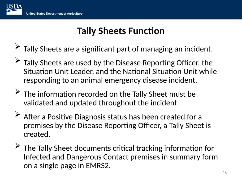 Emergency Management Response System 2.0 (EMRS2) - slide 16 of 37