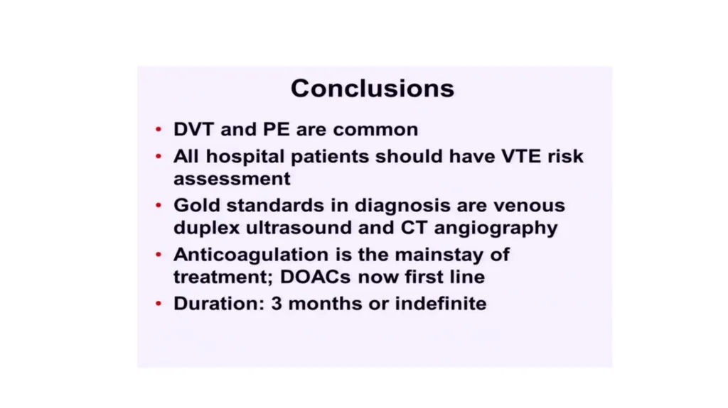 Everything you ever wanted to know about DVT/PE - slide 42 of 42