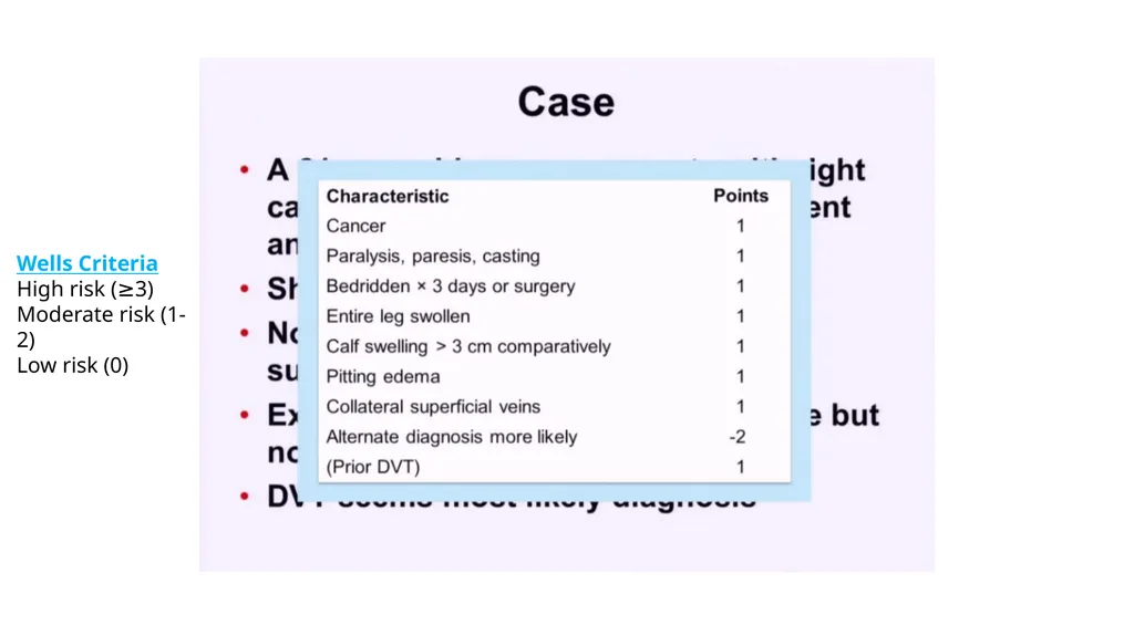 Everything you ever wanted to know about DVT/PE - slide 17 of 42