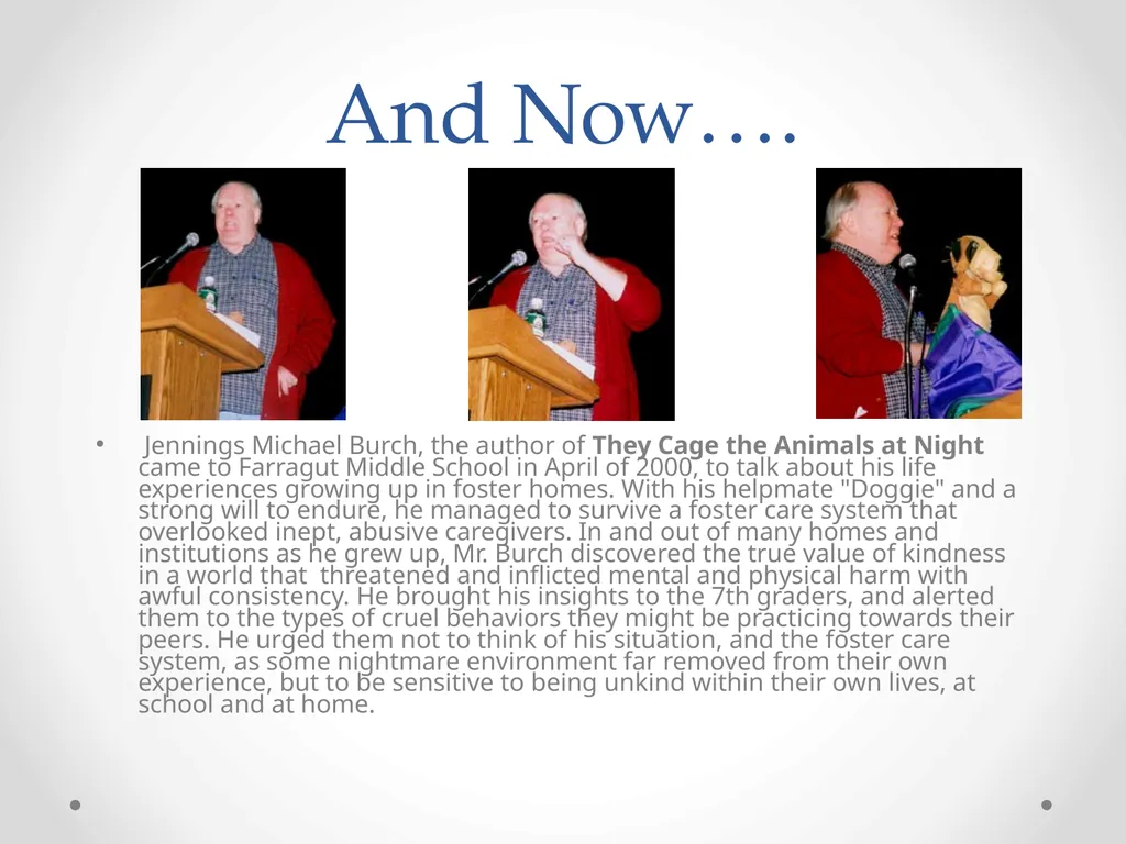 They Cage The Animals At Night Notes from the book - slide 32 of 32